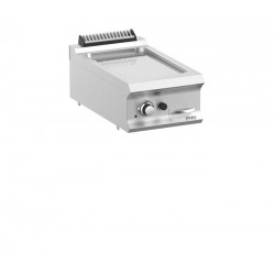 Płyta grillowa gazowa pojedyncza ryflowana chromowana nastawna DominaProPro 700