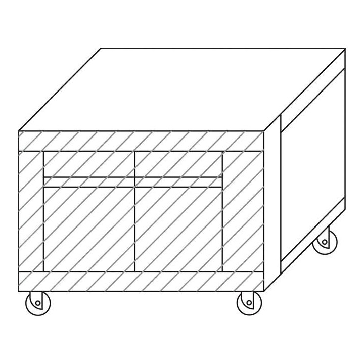 Podstawa z nawilżaną komorą rozrostu do pieca S105 H600mm
