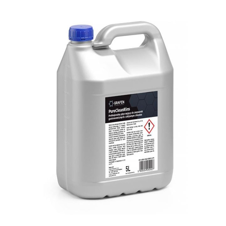 Profesjonalny płyn płuczący do zmywarek gastronomicznych  - PureCleanRins - 5L