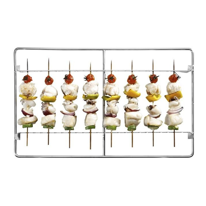 Ruszt na szpile do szaszłyków - 230 mm wykonany ze stali nierdzewnej GN 2/3