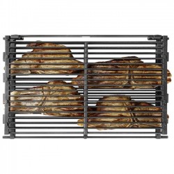 Podwójny ruszt Speedy Grill do pieców z zawiasem po węższej  stronie