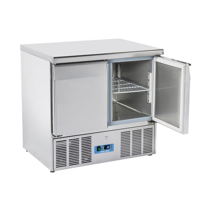 Stół chłodniczy sałatkowy Coolhead 2 drzwiowy, z blatem roboczym