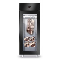 Szafa do sezonowania mięsa 1-drzwiowa przeszklona 700l BLACK NEW2020 