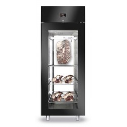 Szafa do sezonowania mięsa 1-drzwiowa przeszklona 700l BLACK PANORAMA NEW2020 