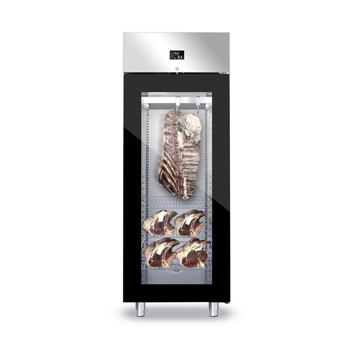 Szafa do sezonowania mięsa 1-drzwiowa przeszklona 700l GLASS NEW2020 