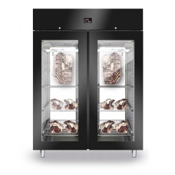 Szafa do sezonowania mięsa 2-drzwiowa przeszklona 1500l BLACK PANORAMA NEW2020 