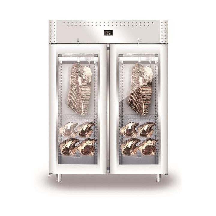 Szafa do sezonowania mięsa 2-drzwiowa przeszklona 1500l VIP NEW2020 