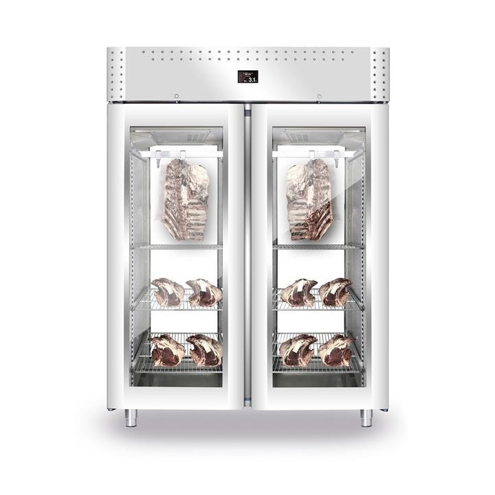 Szafa do sezonowania mięsa 2-drzwiowa przeszklona 1500l VIP PANORAMA NEW2020 