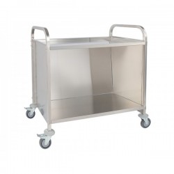 Wózek kelnerski 2-półkowy ZABUDOWANY 97,5x51,5x80cm