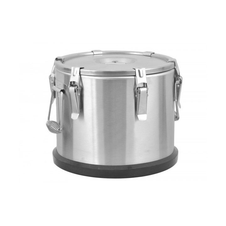 Termos stalowy - poj. 10 litrów (bez kranu) – podstawa gumowa