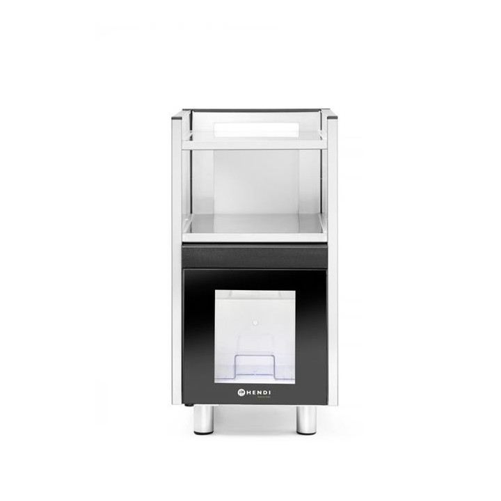 Lodówka na mleko z podgrzewaczem do filiżanek, HENDI, 3,5L, 230V/168W, 313x442x(H)613mm