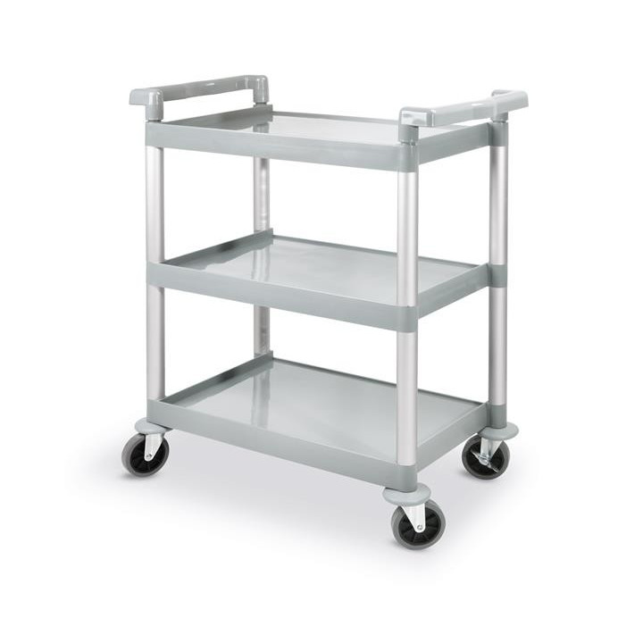 Wózek kelnerski 3-półkowy z polipropylenu, AmerBox, 800x410x(H)950mm