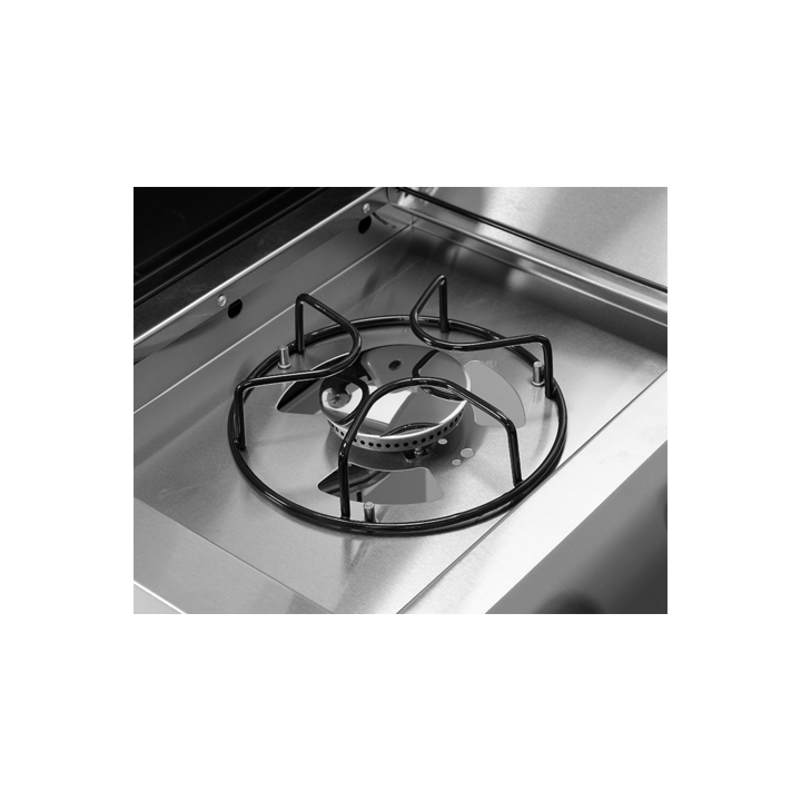 Grill gazowy 3+1 stal nierdzewna, pokrywa z szybą, palnik gazowy 11,5kW YATO YG-20015 Yato YG-20015