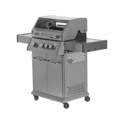Grill gazowy 3+1 stal nierdzewna, pokrywa z szybą, palnik gazowy 11,5kW YATO YG-20015 Yato YG-20015