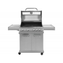 Grill gazowy 4+1 stal nierdzewna, pokrywa z szybą, palnik gazowy 14,2kW YATO YG-20003 Yato YG-20003