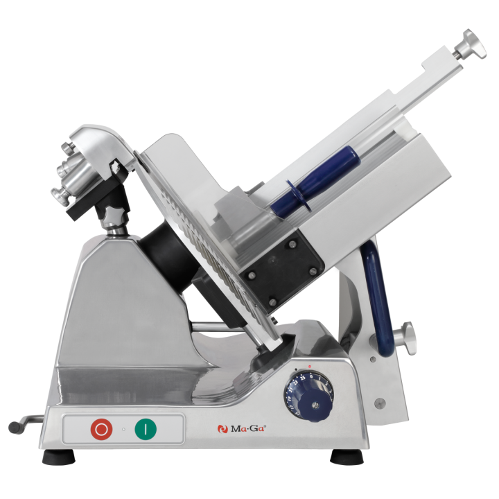 Krajalnica PREMIUM MaGa 613P profesjonalna grawitacyjna krajalnica żywności wędlin i sera