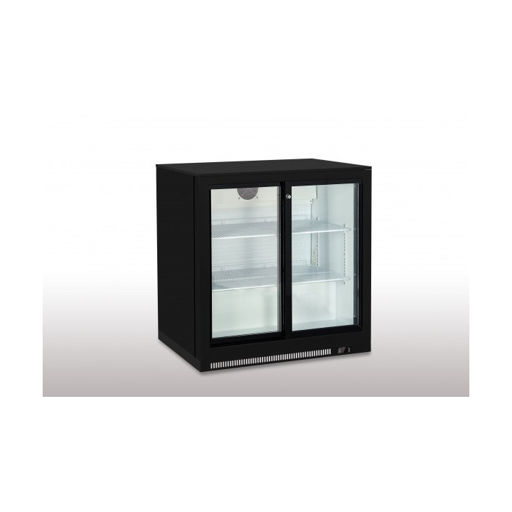 Witryna Barowa 2-Drzwiowa (poj. 220L) DBQ220LS Drzwi Suwane