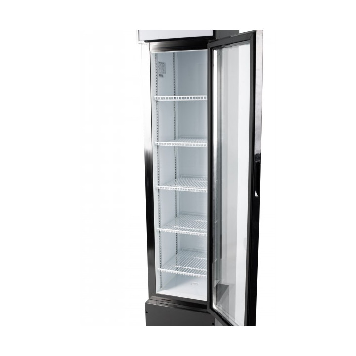 Witryna chłodnicza szafa przeszklona 160L SS-P160FA SLIM