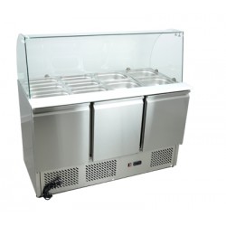 STS 903 ﻿Stół chłodniczy sałatkowy nierdzewny